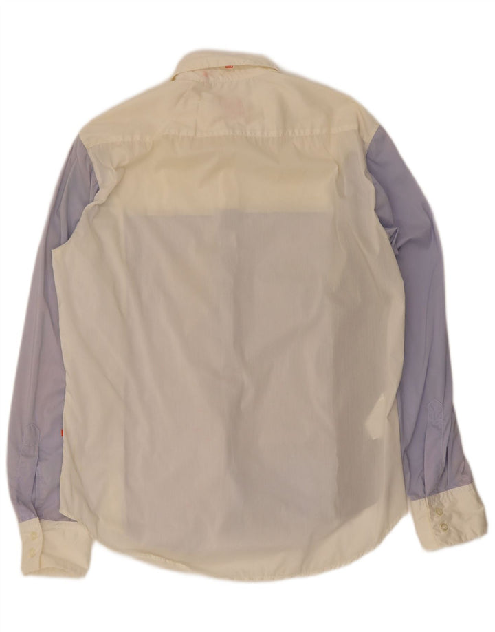 Hugo Boss Herren-Hemd, mittelgroß, mehrfarbig, Colourblock-Baumwolle