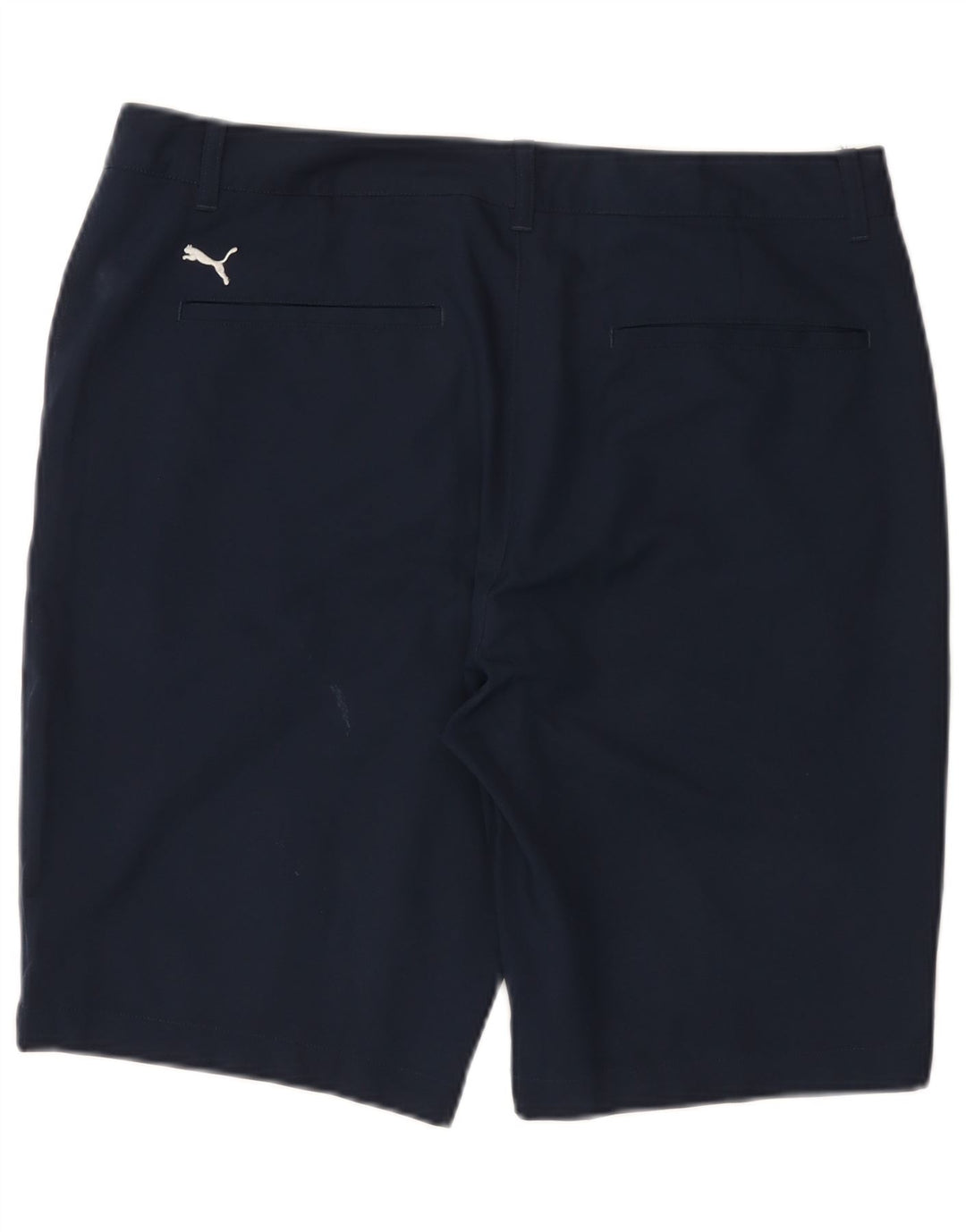 Puma Herren Chino Shorts W34 Large Marineblau Polyester