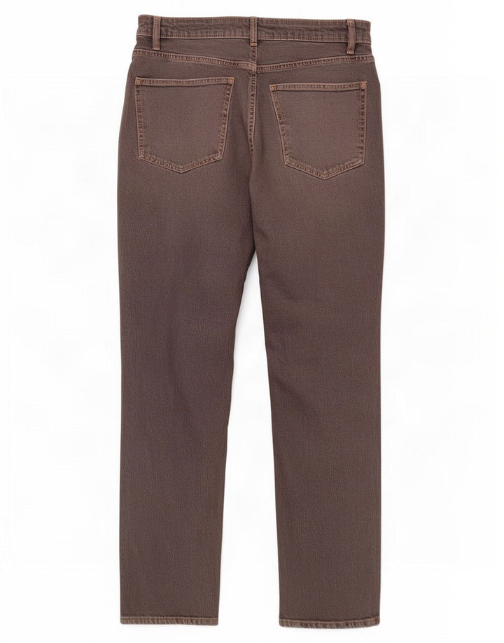 Zara Damen Straight Jeans EU 40 Medium W30 L29 Grau