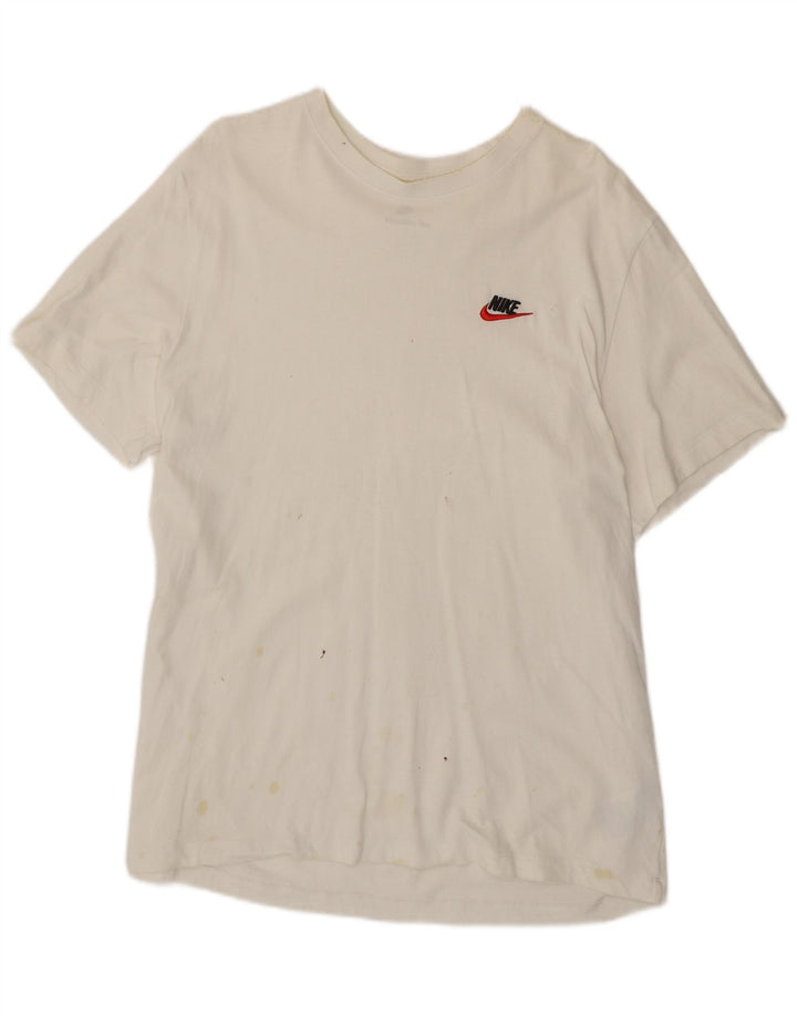 Nike Herren T-Shirt Top XL Weiße Baumwolle