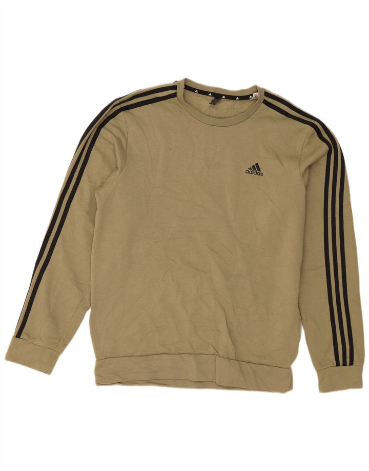 Adidas Herren Primegreen Sweatshirt Pullover Medium Khaki Polyester