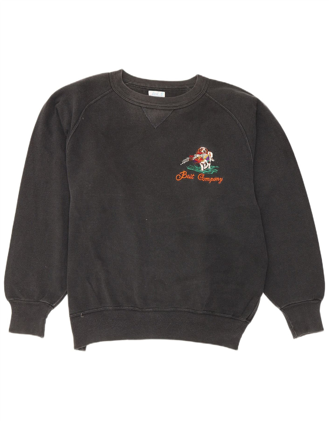 Best Company Herren-Sweatshirt, Pullover, Größe L, Schwarz, Baumwolle