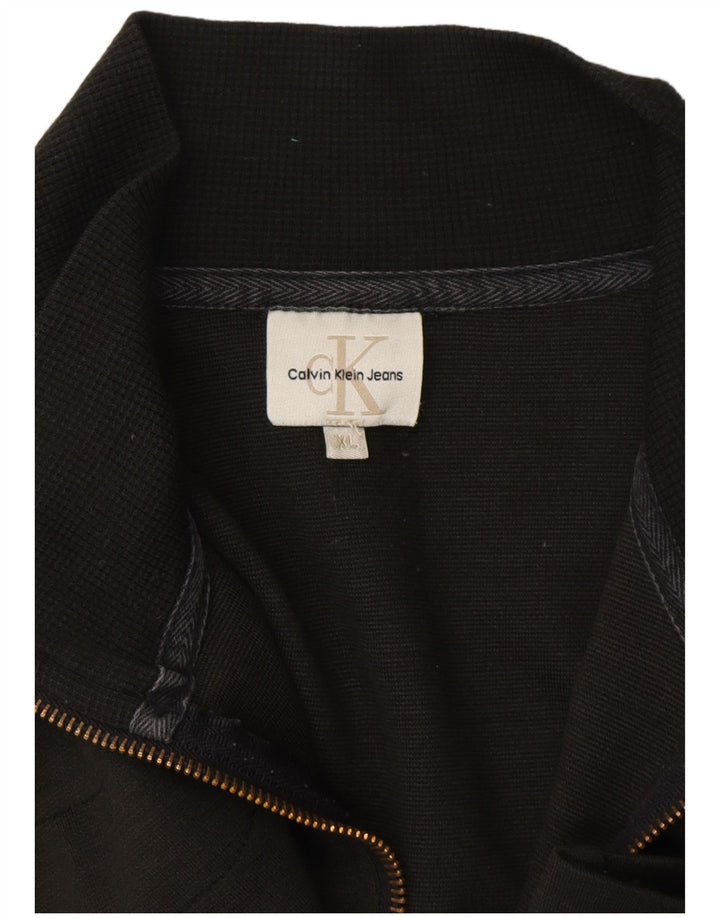 CALVIN KLEIN JEANS Damen Pullover-Trainingsanzugoberteil mit Reißverschluss, UK 18, XL, Khaki