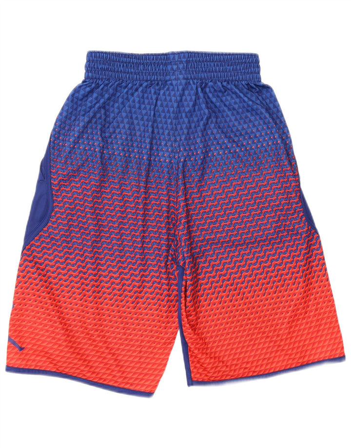 Jordan Herren-Dri-Fit-Sportshorts, Größe S, Marineblau, Farbblock-Polyester