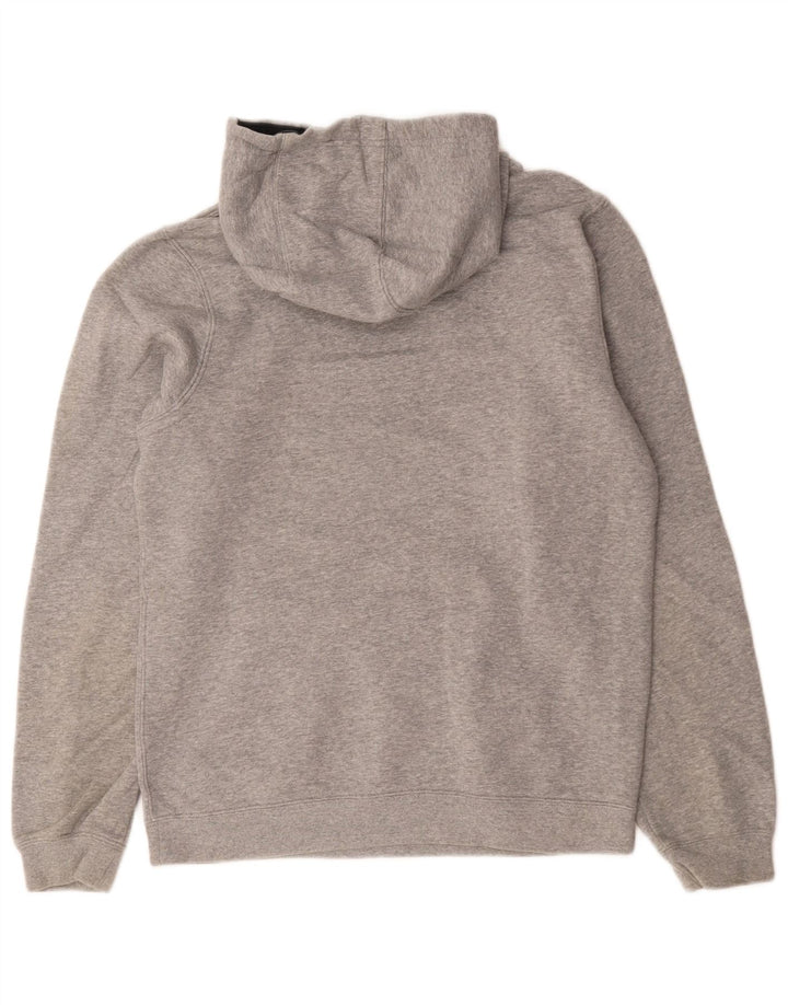 Nike Herren-Kapuzenpullover mit Grafik, Größe S, graue Baumwolle