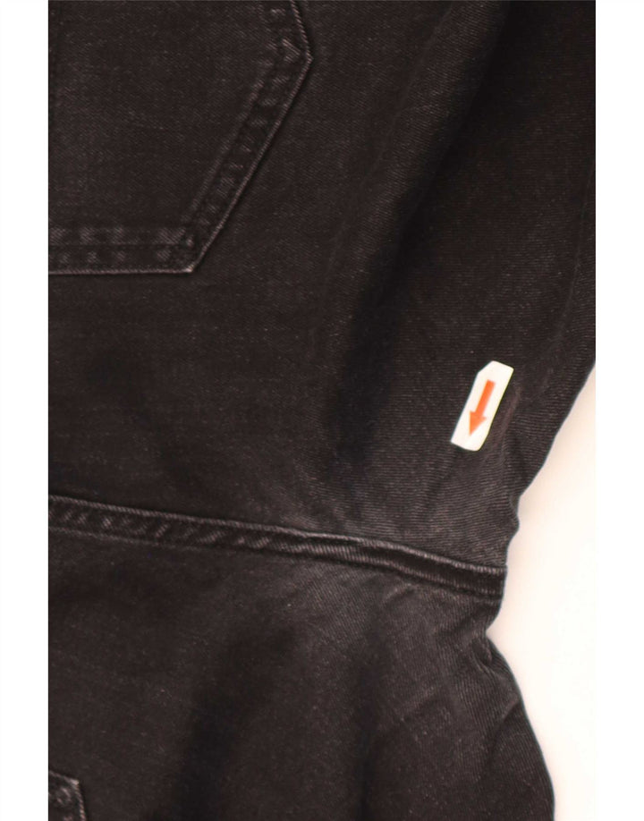 Marks & Spencer Herren Straight Jeans W42 L27 Schwarze Baumwolle