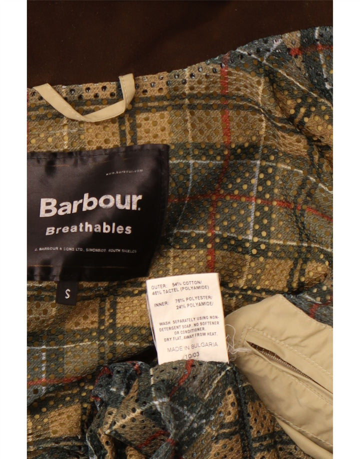 BARBOUR Herren-Utility-Jacke mit Kapuze, UK 36, Größe S, Beige, Baumwolle