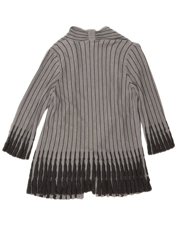 Marks & Spencer Damen-Cardigan mit 3/4-Ärmeln, UK-Gr. 12, Mittelgrau