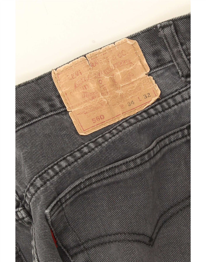 Levi's Damen 560 Tapered Jeans W34 L32 Grau