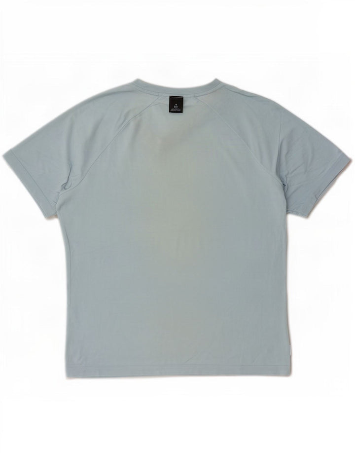 Gap Herren-T-Shirt aus mittelblauer Baumwolle