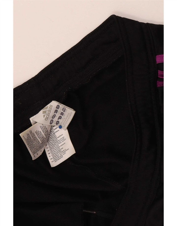 Adidas Damen-Trainingshose UK 12/14 Mittelschwarzes Polyester