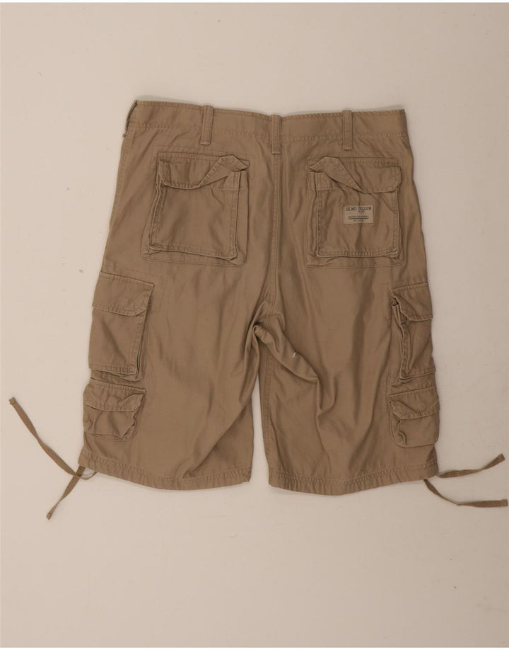 JMC Herren Cargoshorts IT 50 Large W34 Braune Baumwolle