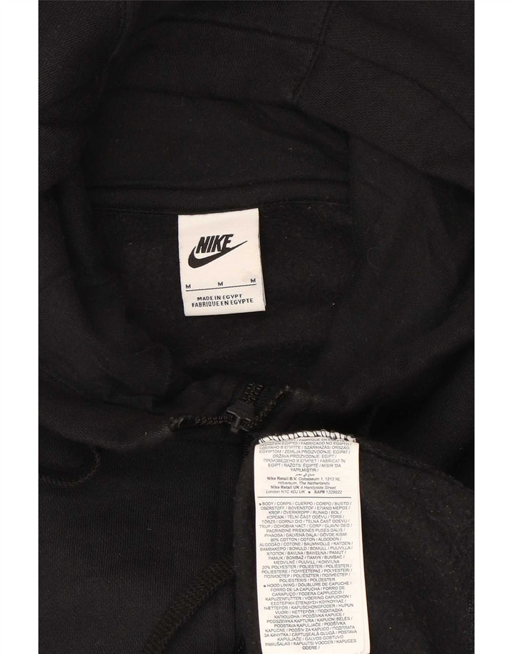 Nike Herren-Kapuzenpullover mit Reißverschluss, mittelschwarz, Baumwolle