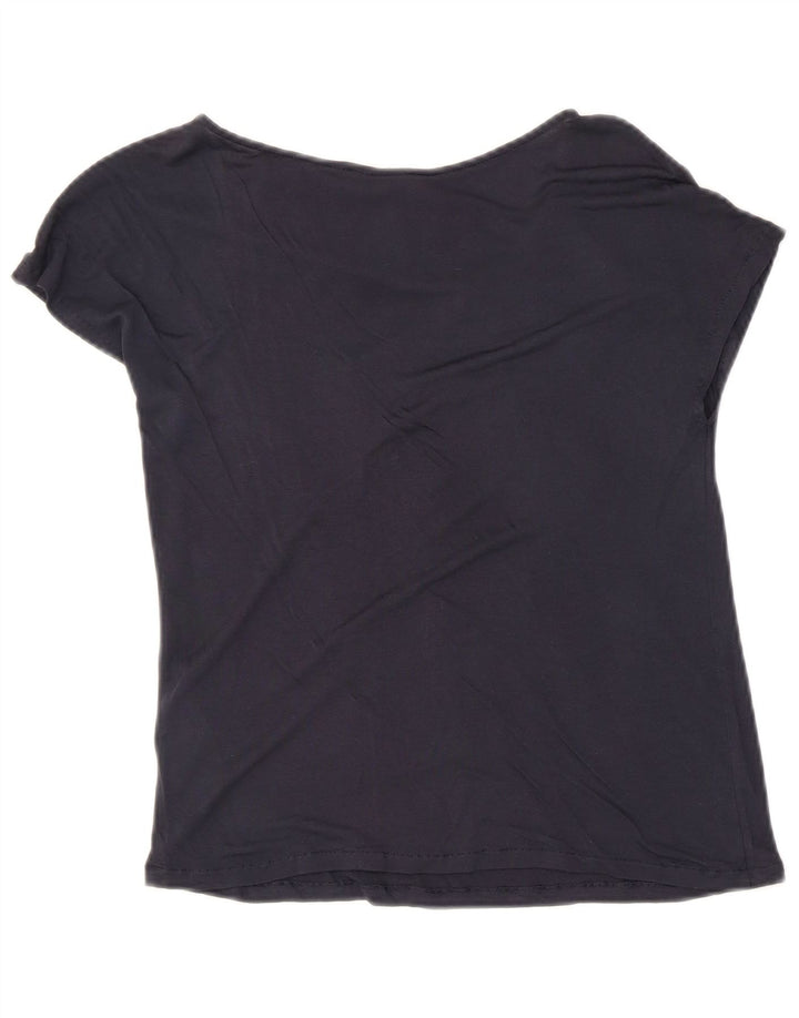 Max & Co. Damen-Blusenoberteil, Größe S, Marineblau, Viskose