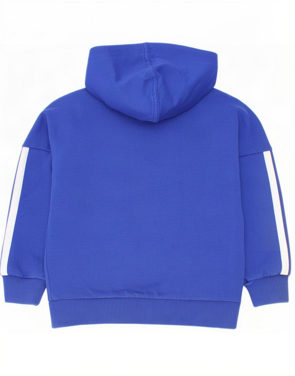 Adidas Jungen Kapuzenpullover, 2–3 Jahre, blaue Baumwolle