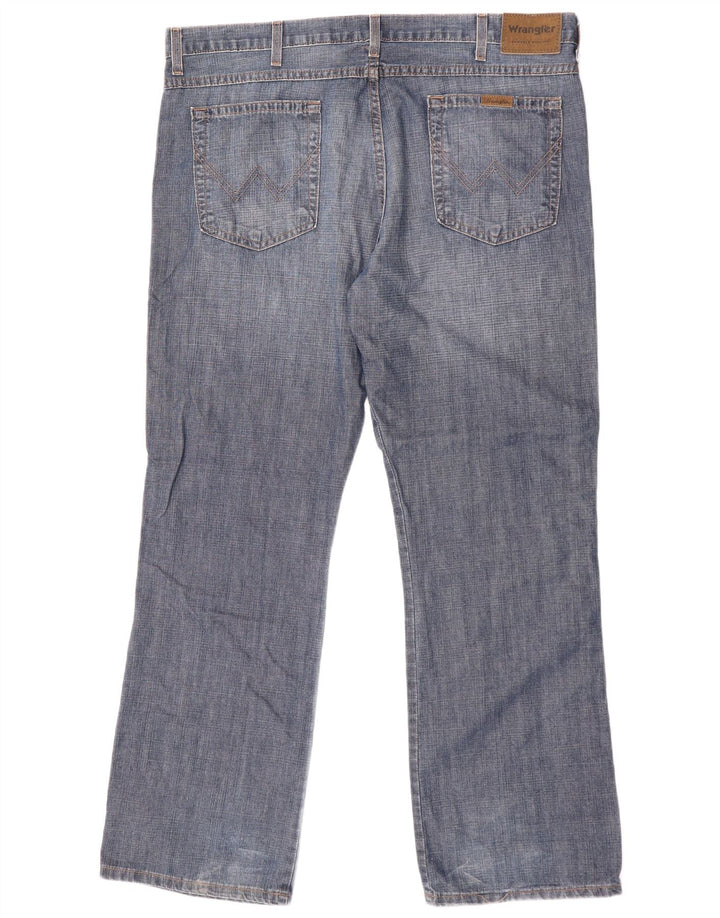 WRANGLER Mens Bootcut Jeans W40 L32 Blue Cotton Vintage Wrangler and Second-Hand Wrangler from Messina Hembry 