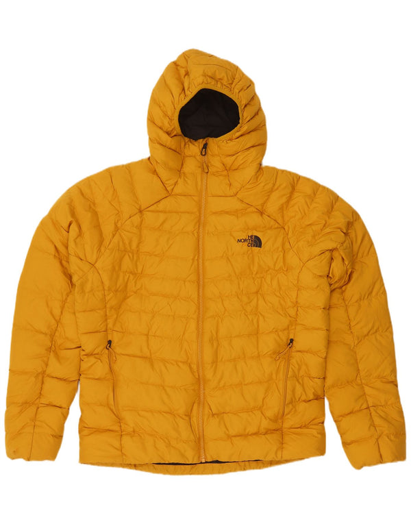 The North Face Herren-Kapuzenjacke, gepolstert, UK 40, Größe L, Gelb, Polyester