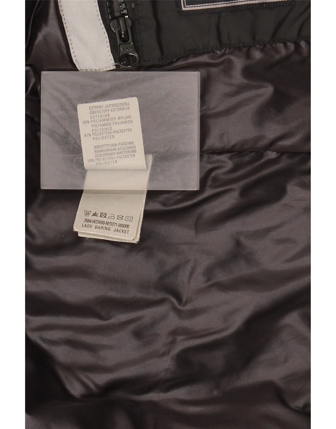 Refrigiwear Damen Wattierte Jacke UK 12 Medium Schwarz Polyamid