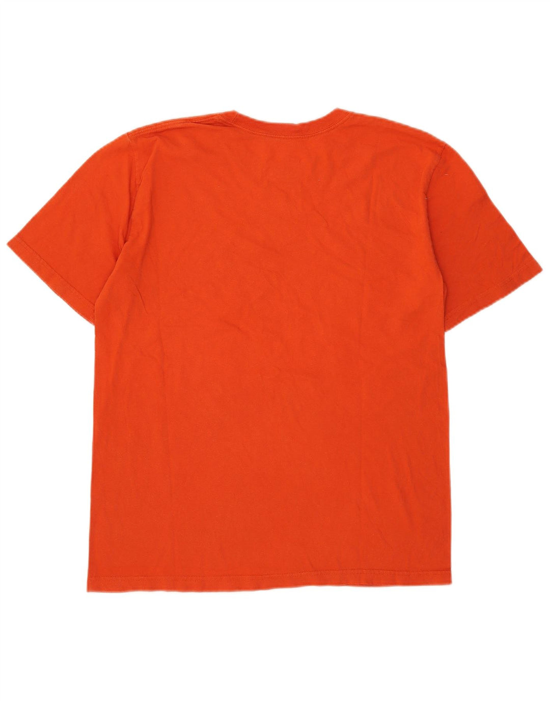 Nike Herren-T-Shirt mit normaler Passform und Grafik, mittelorange Baumwolle