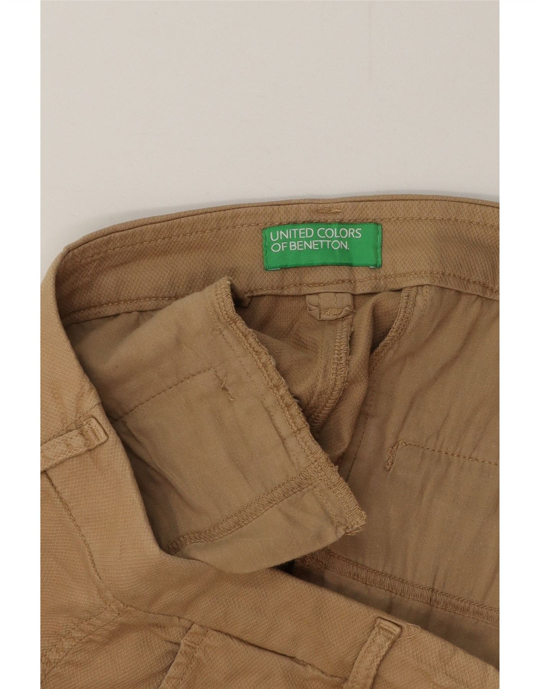 BENETTON Herren Chinoshorts W38 XL Beige