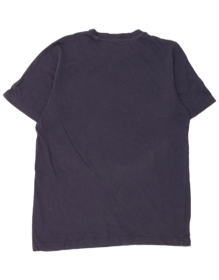 Adidas Herren-T-Shirt mit Grafik, mittelgroß, marineblau, Baumwolle