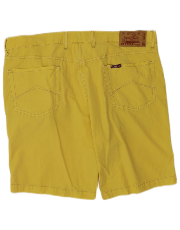 Carrera Herren Regular Casual Shorts IT 56 3XL W40 Gelbe Baumwolle