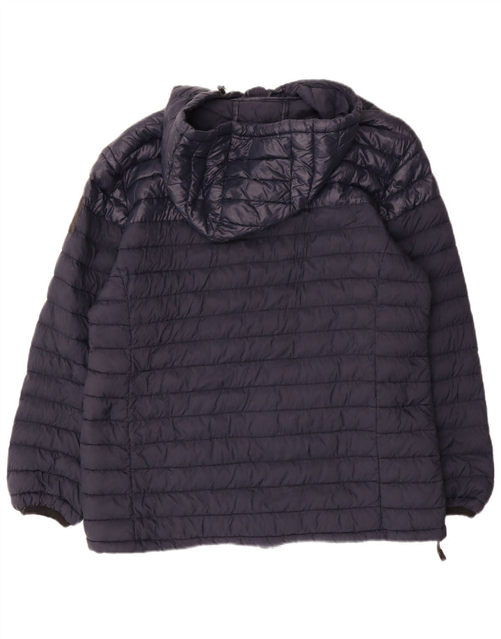 North Sails Damen-Jacke mit Kapuze, gepolstert, UK 18, XL, Marineblau, Polyamid