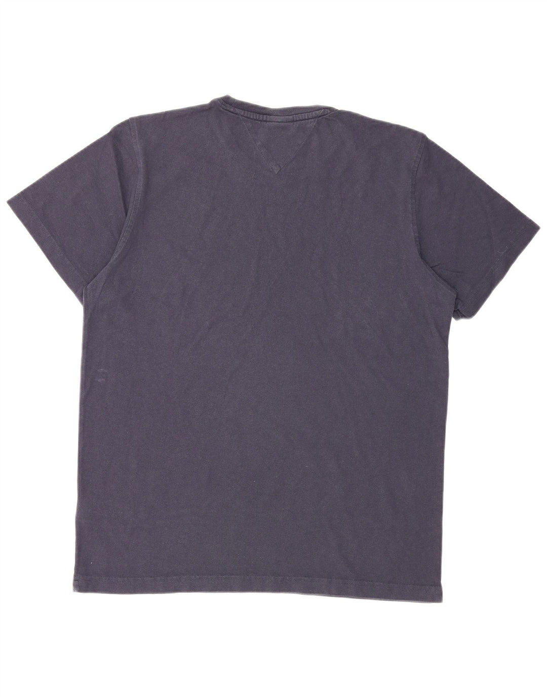 TOMMY HILFIGER Mens T-Shirt Top Large Navy Blue Cotton