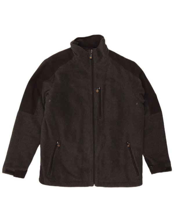 Roadsign Australia Herren-Fleece-Windbreaker-Jacke, UK 42, XL, Grau, Farbblock