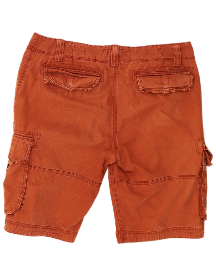 Fat Face Herren Cargo-Shorts W36 Large Orange Baumwolle