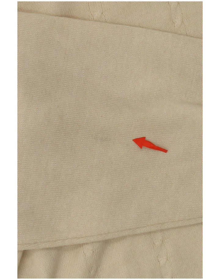 BIBO Damen-Pullover mit V-Ausschnitt IT 50 XL aus weißer Wolle