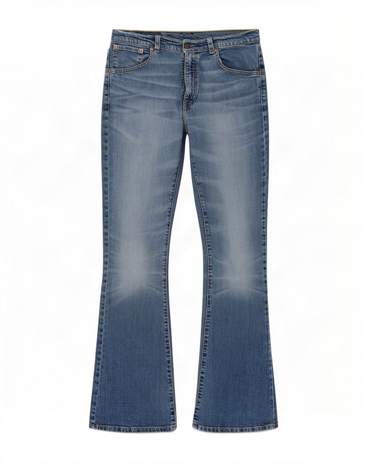 Levi's Damen 525 Bootcut Jeans W32 L34 Blaue Baumwolle