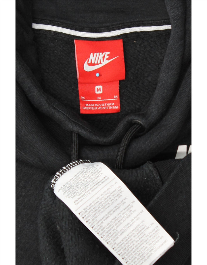 NIKE Herren-Kapuzenpullover mit Grafik, mittelschwarz, Baumwolle