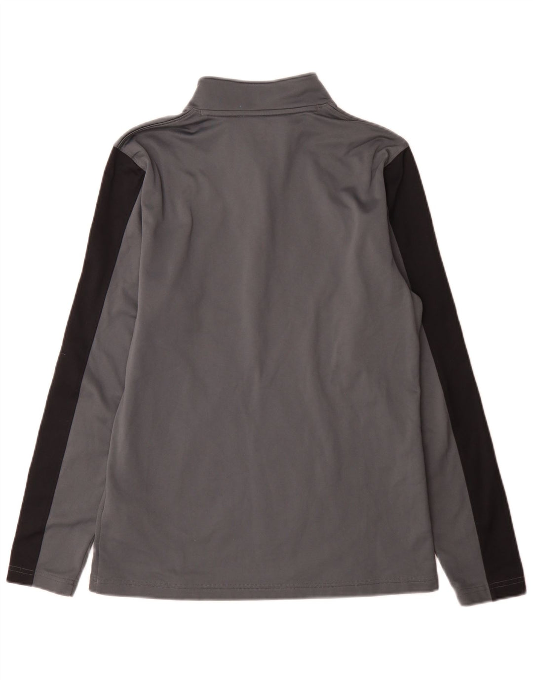 Under Armour Damen-Top mit Reißverschluss, reguläre Passform, langärmlig, mittelgrau, Sport