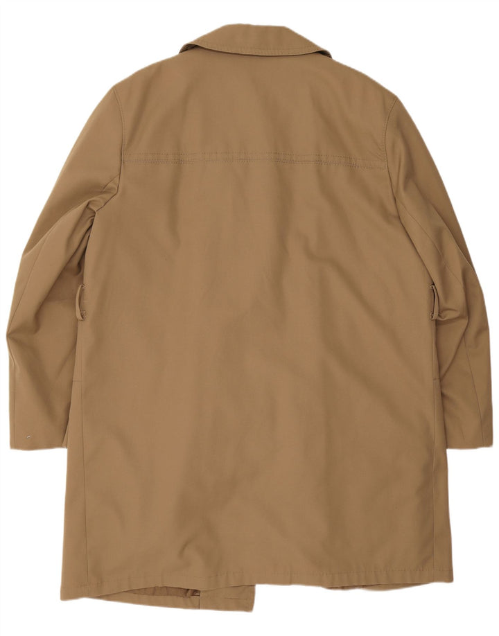 Vintage Herren Trenchcoat EU 58 4XL Beige Polyacryl