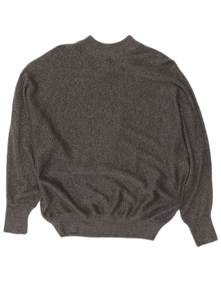 Marks & Spencer Rollkragenpullover für Damen, Gr. 14, mittelgrau meliert