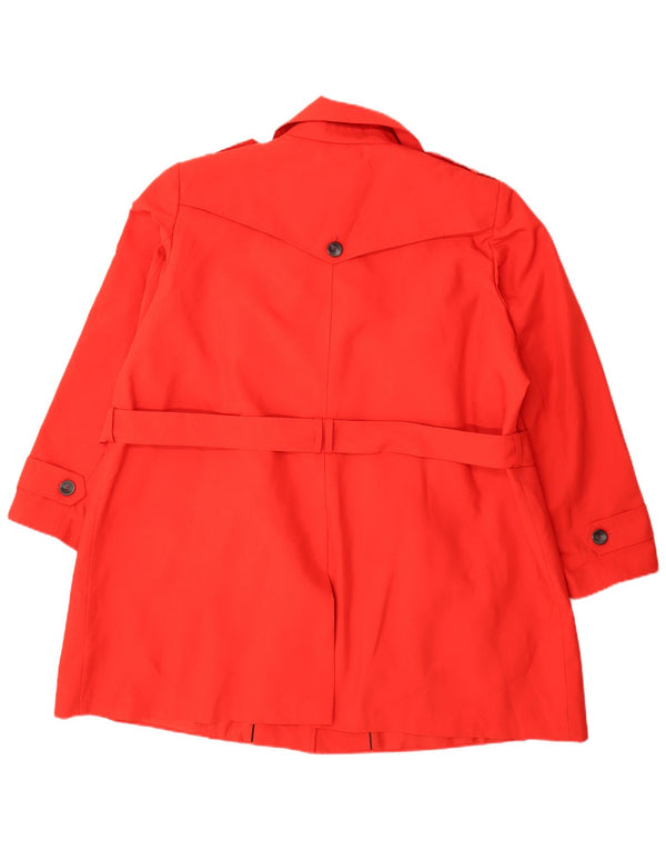 Marks & Spencer Damen Trenchcoat UK 26 5XL Rot Polyester