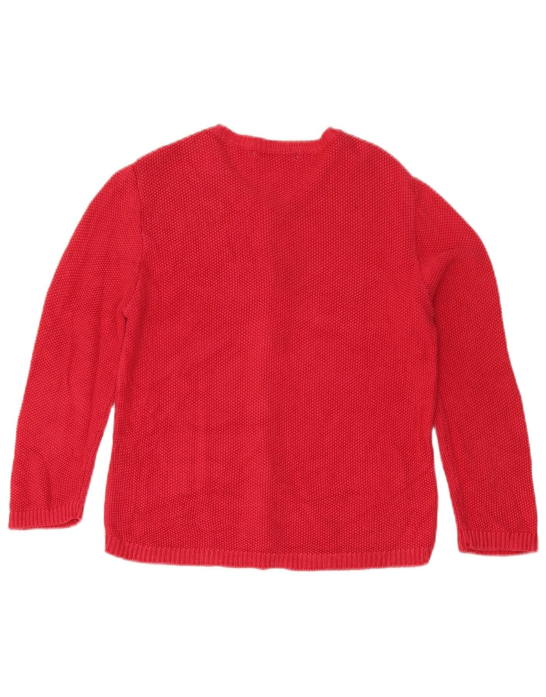 Zara Damen-Cardigan-Pullover UK 10 Kleine rote Viskose
