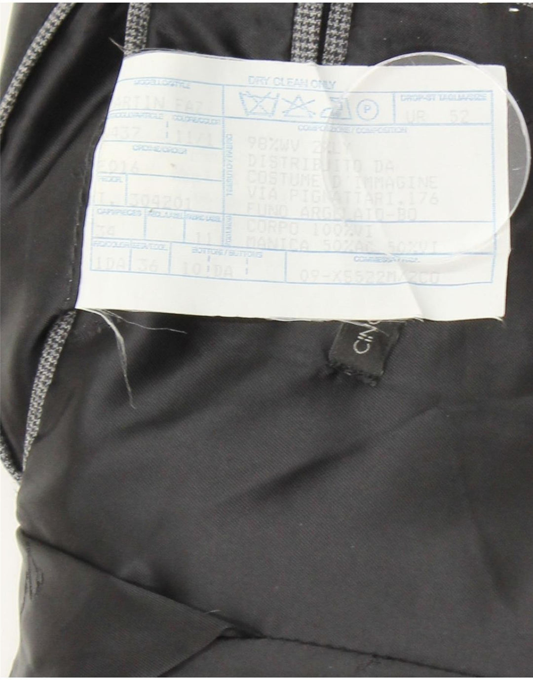 Daniele Alessandrini Herren 2-Knopf-Blazerjacke IT 52 XL Grauer Hahnentritt