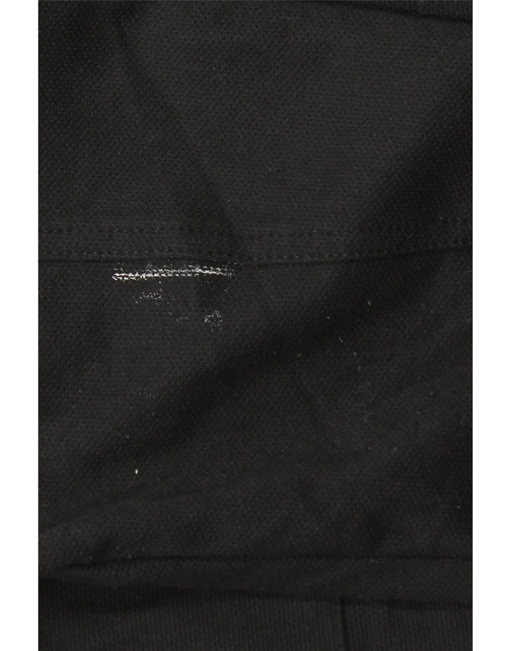 Zara Herren-Overshirt-Hemd, großes schwarzes Polyester