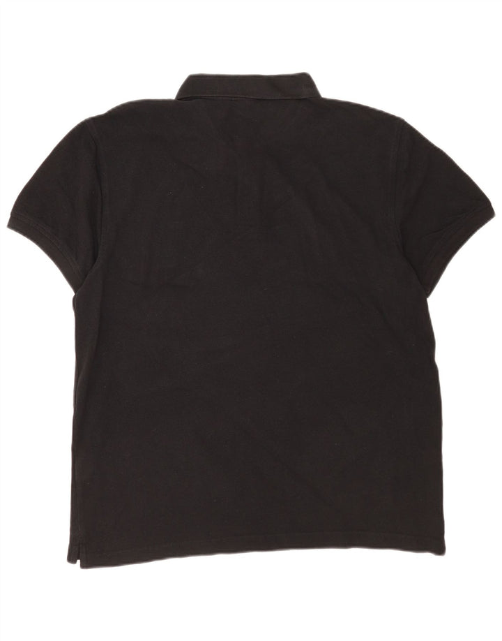 Levi's Herren-Poloshirt in Standard-Passform, groß, aus schwarzer Baumwolle