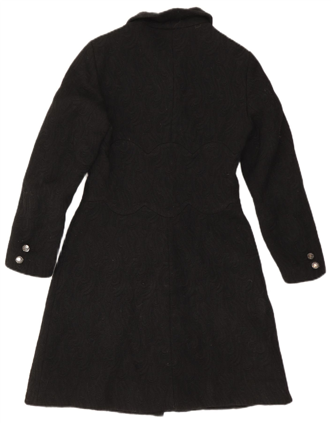 Happening Damen Mantel IT 44 Medium Black Paisley