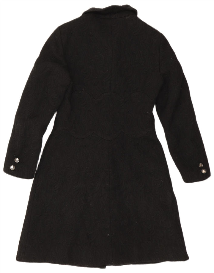 Happening Damen Mantel IT 44 Medium Black Paisley