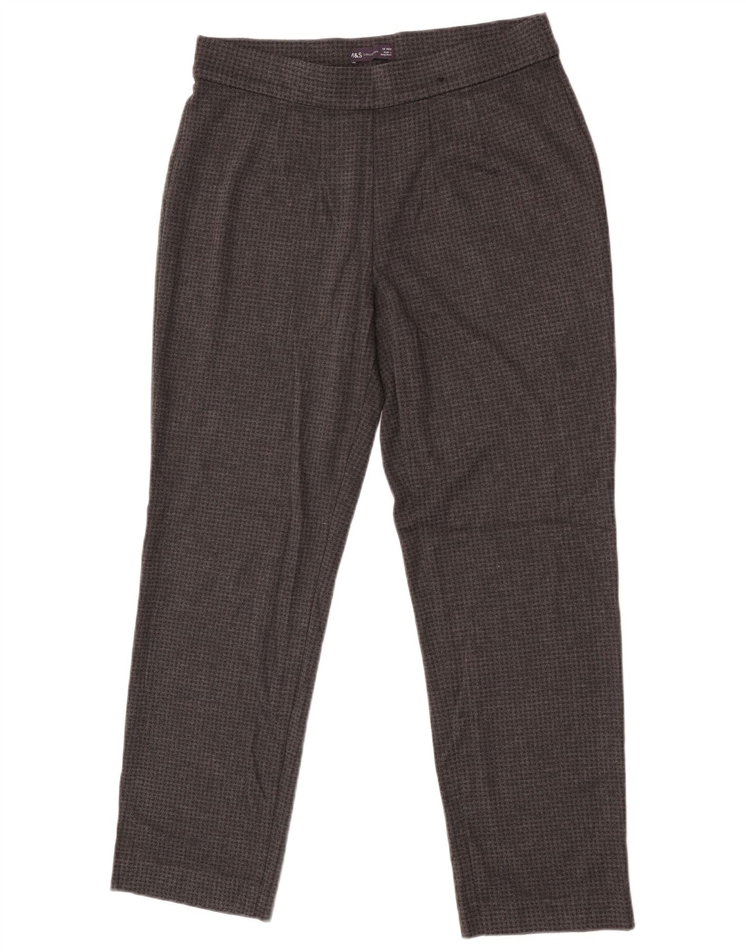 Marks & Spencer Damenhose UK 14 Large W32 L28 Grauer Hahnentritt
