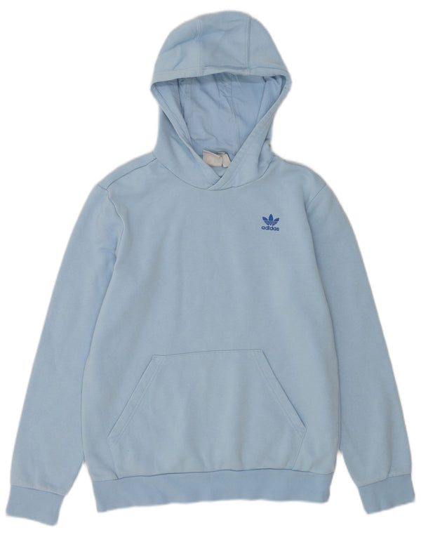 Adidas Jungen Kapuzenpullover 13–14 Jahre, blaue Baumwolle