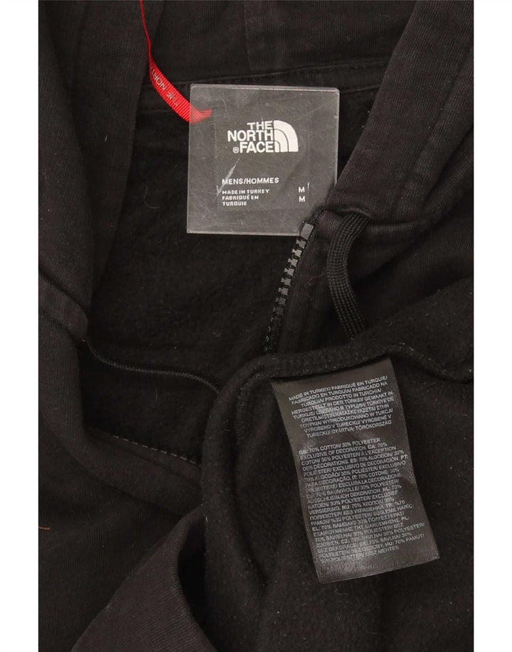 The North Face Herren-Kapuzenpullover mit Reißverschluss, mittelschwarz, Baumwolle