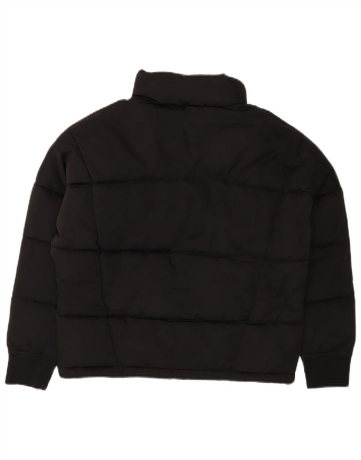 DKNY Wattierte Jacke für Mädchen, 11–12 Jahre, XS, Schwarz, Polyester