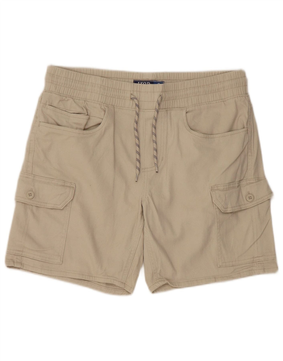 IZOD Slim Fit Cargo-Shorts für Herren, Größe S, W29, Beige, Baumwolle