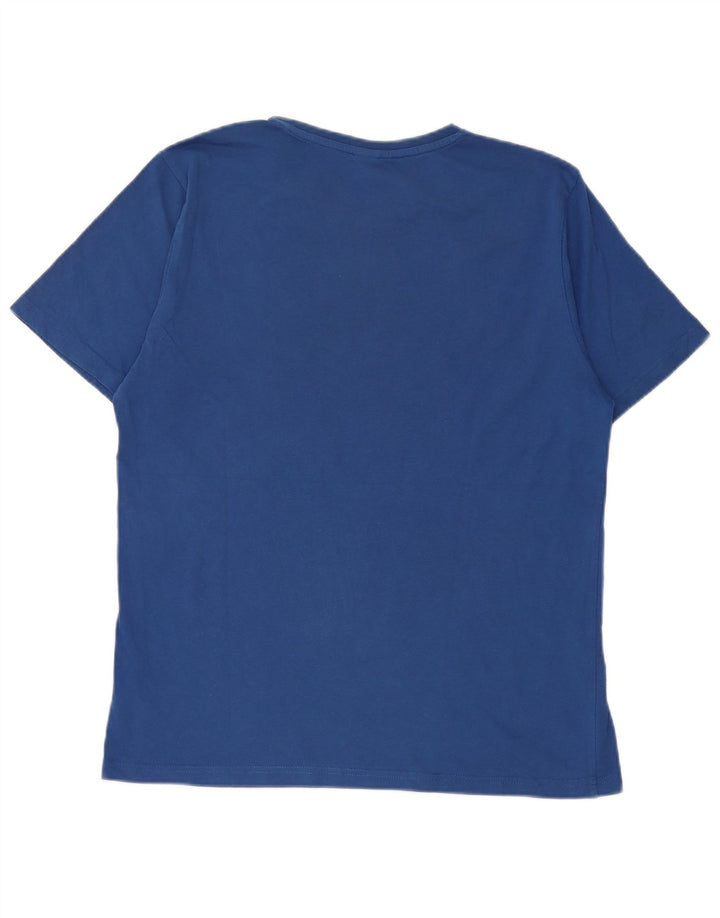 North Sails Herren-T-Shirt mit Grafik, mittelblaue Baumwolle