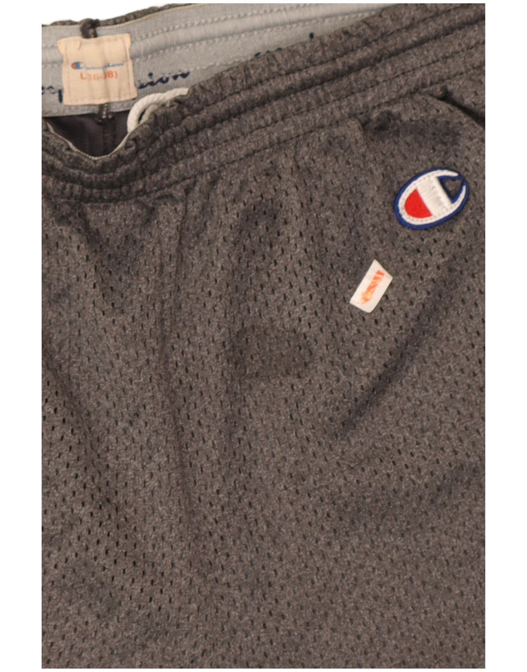 Champion Herren-Sportshorts, großes graues Polyester